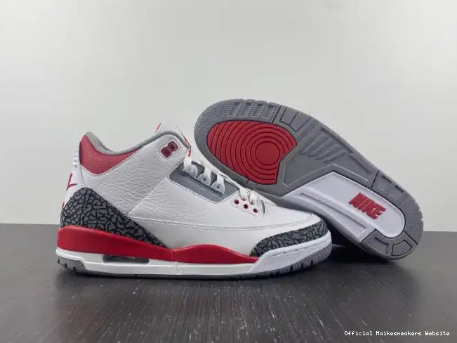 Official Maikesneakers DN3707-160 Air Red Jordan OG Fire 3 0616